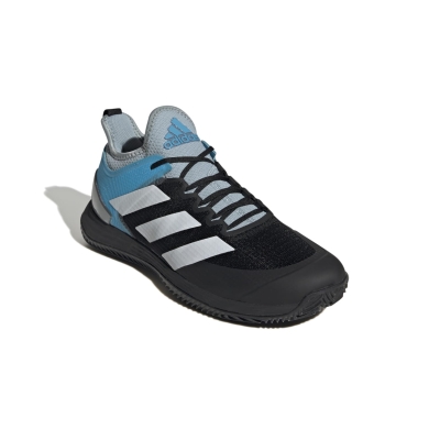 adidas Buty tenisowe Adizero Ubersonic 4 Clay/Na korty ciemnoszare/niebieskie Męskie